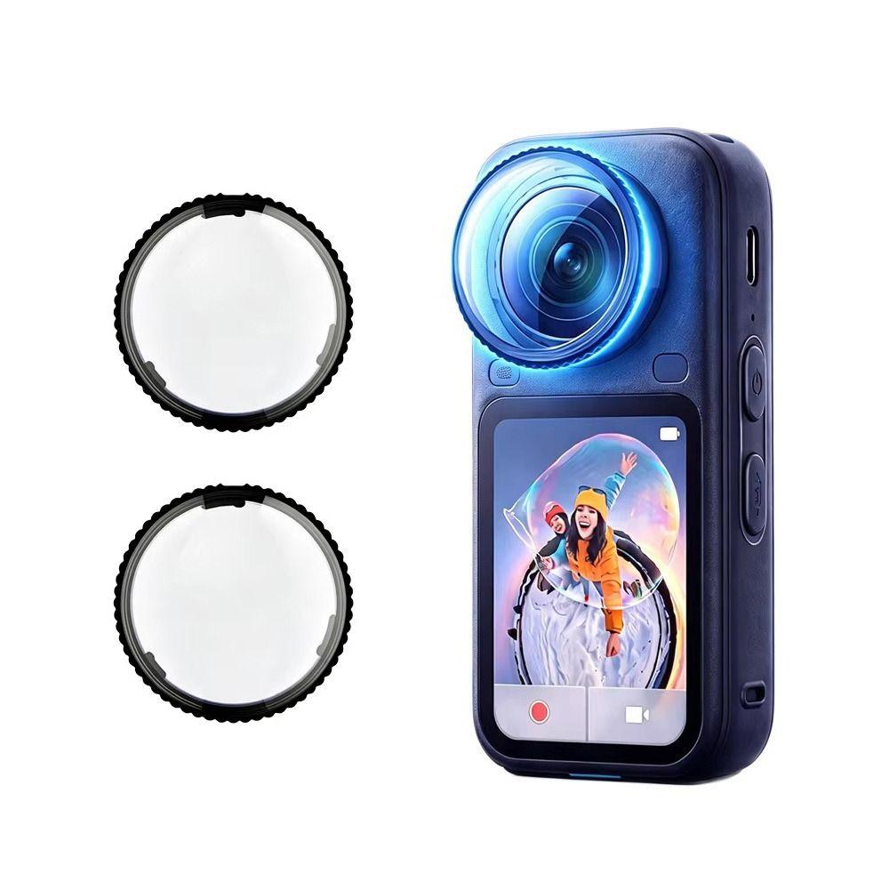 Quick Release Lens Protector Protective Lens Cap for Insta360 X6 Panoramic Camera Accessories