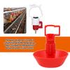10Pcs Chicken Drinking Cups Automatic Poultry Bird Quail Water Nipple Hanging Cup Red Waterer Poultry Farm Drinker