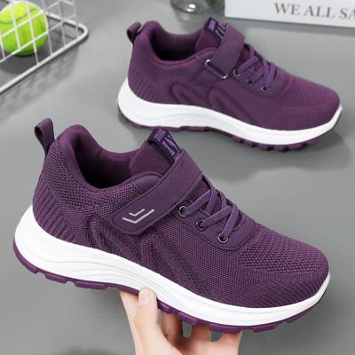 Nuove Scarpe da Passeggio da Donna, Scarpe Sportive e per il Tempo Libero Outdoor in Flyknit con Suola Morbida, Scarpe da Viaggio