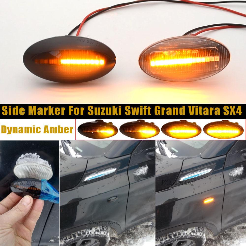 Für Suzuki Swift Jimmy Vitara SX4 Alto Blinker LED Auto Dynamischer Seitenblinker Lauflicht Blinker Ein Paar
