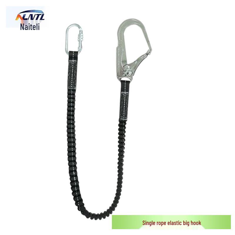 

Страховочный пояс для высотных работ с двойными крюками и эластичным тросом для защиты от падения