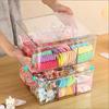 Transparent Nail Polish Storage Box-flip Top Type, Suitable For Lipstick, Perfume, Essence, 9-cell Large Capacity Jewelry Box