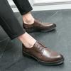 2024 Spring Elevated Men's Formal Fashion Breathable Business Versatile Casual Groom Knight Designer Leather Shoes