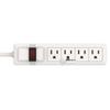 1.8m US Standard 4-Outlet Power Strip with Overload Protection, 15A American Household Extension Cord