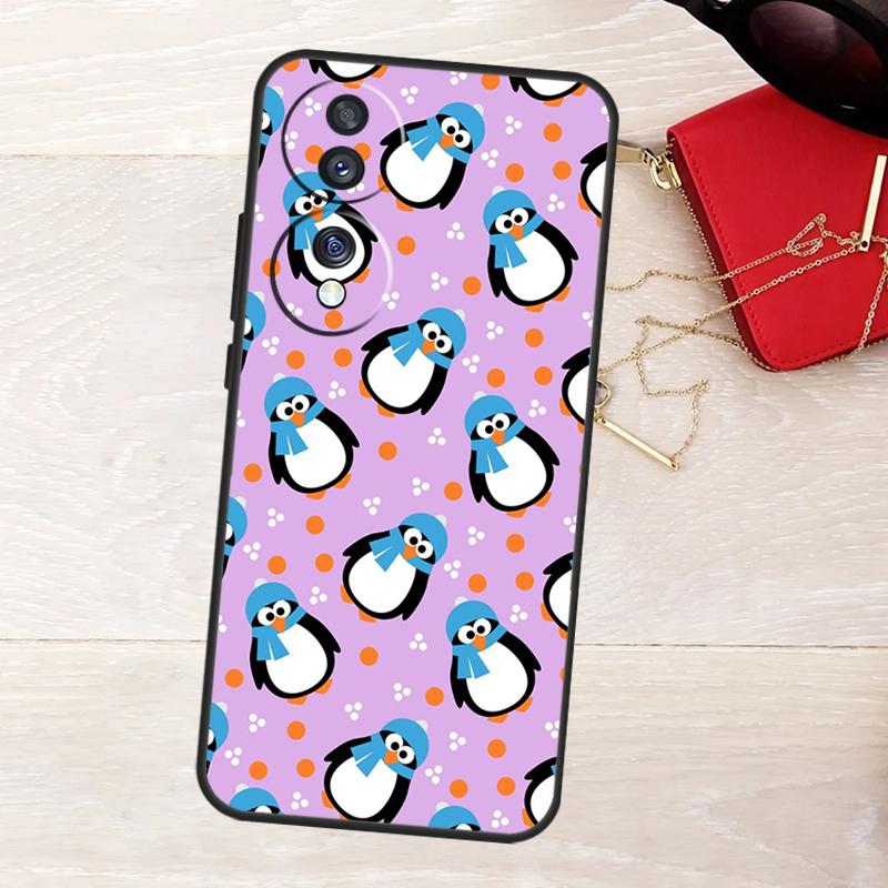 

Милый Мультяшный Пингвин Чехол Для Honor 400 Pro 200 50 70 90 X9a X9b X9c X9d X8a X8b X8c Magic 7 Lite 5 6 8 Pro Чехол Honor Magic5 Lite