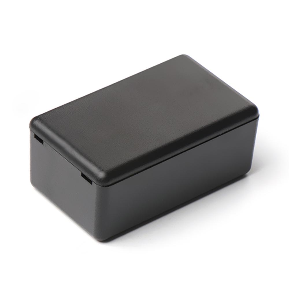 1/2 Stück Kunststoff Wasserdicht Schwarz DIY Gehäuse Instrumentenkoffer Kunststoff Elektronik Projektbox Elektrobedarf