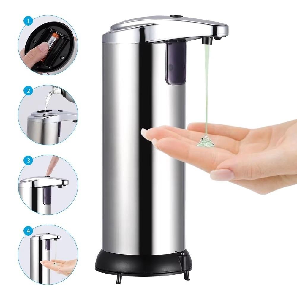 Stainless Steel Automatic Soap Dispenser  Liquid Soap Application