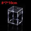 Transparent Acrylic Reptile Breeding Box 5 Size Structure Plate Insect Breathable Terrarium for Garden Cultivate Insect Breeding