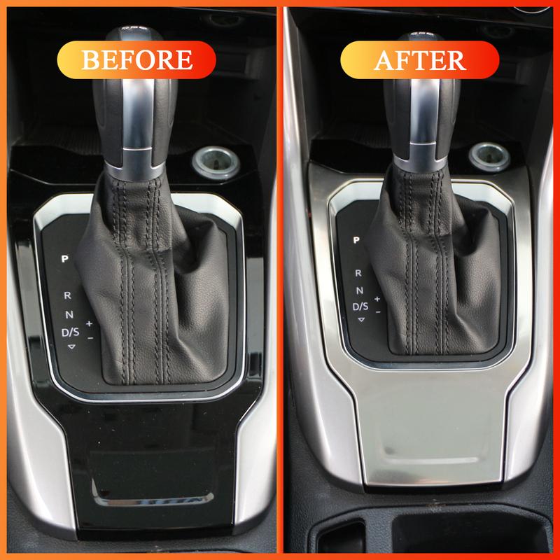 For Volkswagen VW T-Roc Troc 2018 -  Gear Shift Panel Cover Sticker Protective Trim Car Styling Interior Accessories