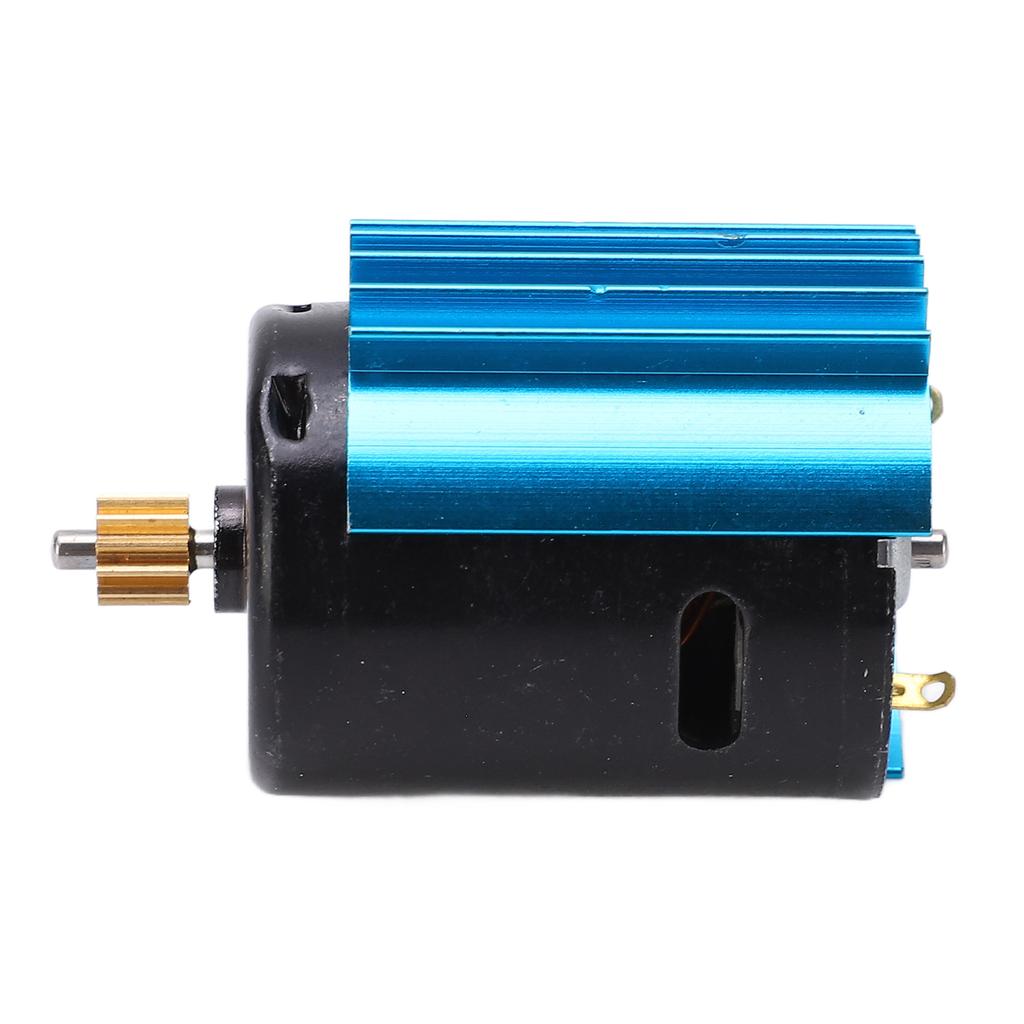 52000 Rpm High Speed Metal 370 Motor Radiator RC Car Upgrade Parts Accessories for WPL D12(Blue )