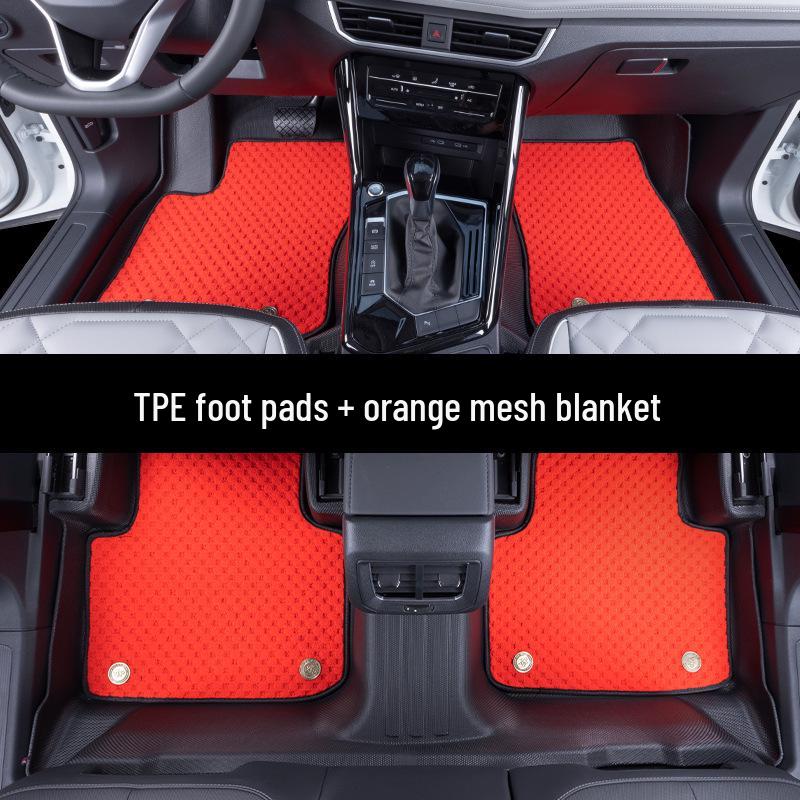 

TPE Grid Carpet Series Anti-slip Waterproof Wear-resistant Full Coverage Car Floor Mats Note car model year