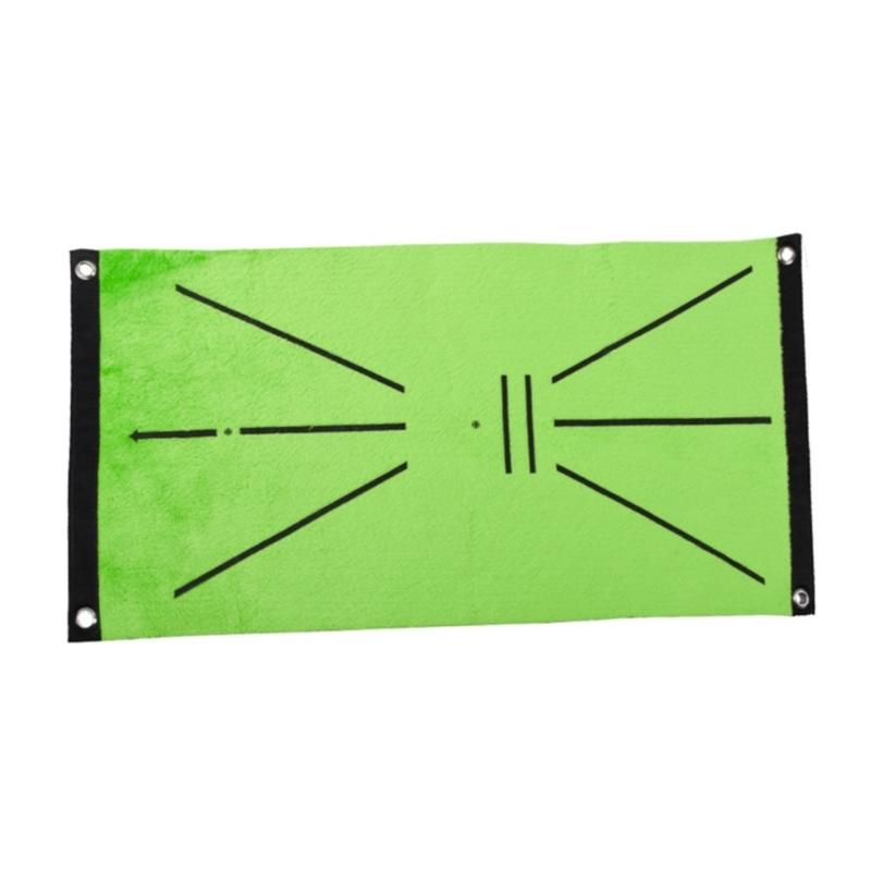 Golf Hitting Mat Swing Track Practice Marking Pad Golf Hitting Mat for Swing Paths Feedback/Detection Batting Enduring