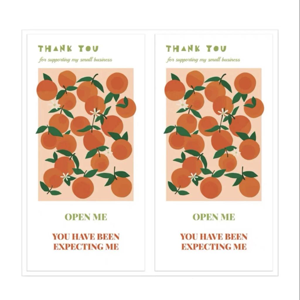 50pcs Flower Thank You Stickers Seal Labels For Gift Or Commodity Decor Stickers Small Business Packaging Sealing Stickers