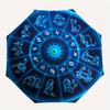 Zodiac Wheel Astrology Chart Horoscope DecorUmbrella, Portable 3-Fold Compact Umbrella for Men & Women Gift