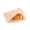100Pcs Single/Double Opening Grease Resistant Paper Treat Bags Flat Greaseproof Brown For Cookie Snack Sandwich Popcorn