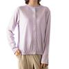 Foxfire SC Melange Snap Cardigan Lavender T-shirt [8215381] [Insect Repellent] [Skolon] Women's