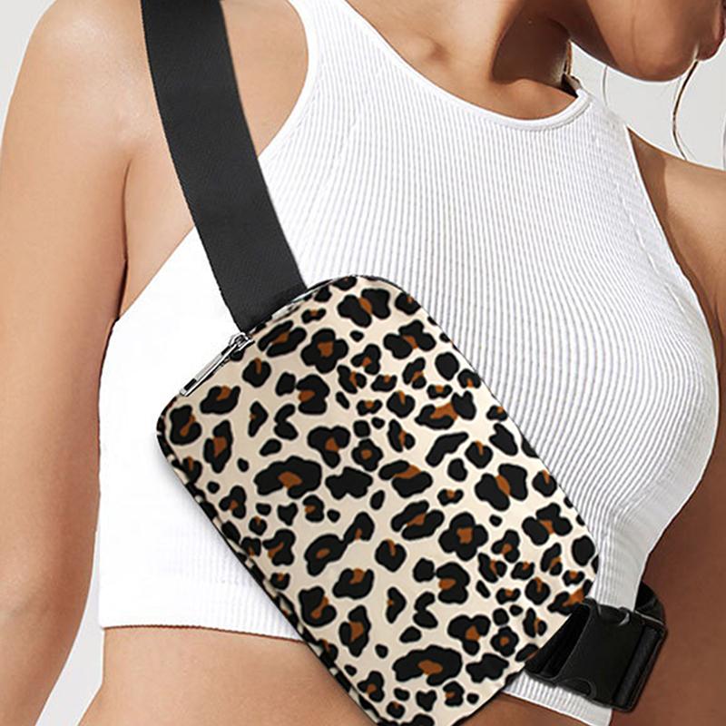 

Спорт на открытом воздухе для бега, поясная сумка, сумка через плечо на молнии, нейлоновая нагрудная водонепроницаемая сумка для телефона