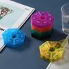English: 7-Day Round Box Weekly Portable Organizer Travel Case