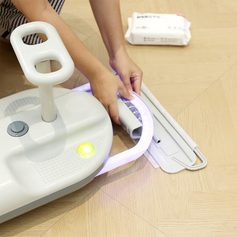 Mop Kart - Cleaning Kart for Children - 12v Battery - Adjustable Handle - 6l Chest