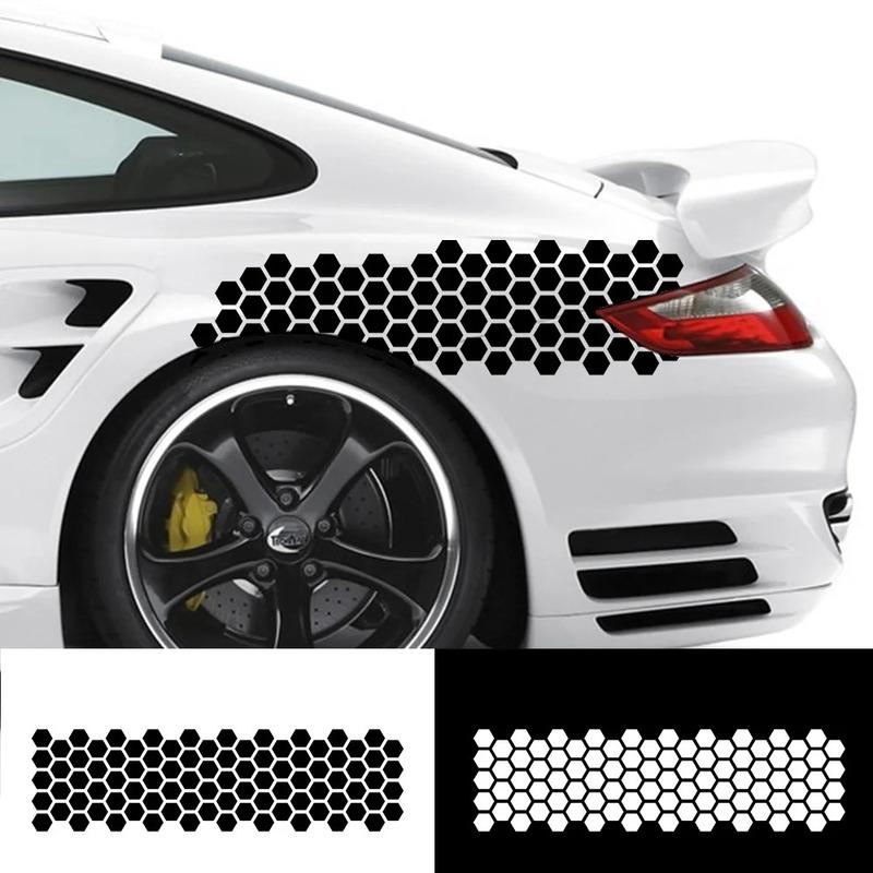 Honeycomb Car Sticker Accessories Waterproof Easy To Install Creative Decal for Decoration Suitable SUV BMW Modification