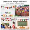 1set 2026 World Cup Soccer Jersey Flag Bunting Banner