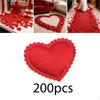 200Pcs Valentine's Day Heart Confetti Decoration DIY Crafts Table Decor Shape Scatter for