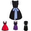 Vintage Style Bavarian Dirndl Dress For Oktoberfest And Festival Cosplay