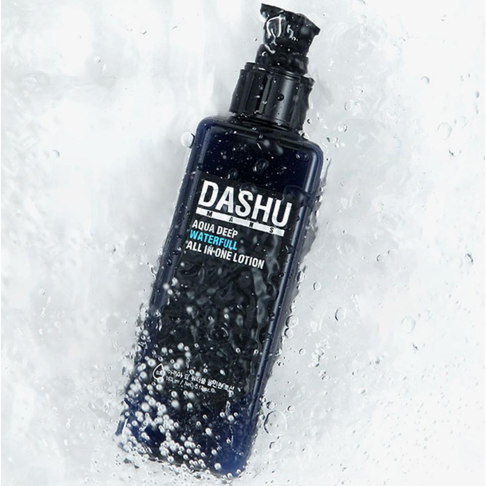 DASHU Men's Aqua Deep Poten Toner + Waterfull All-In-One Lotion Set