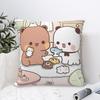 Bear And Panda Bubu Dudu Pillow Covers Accessories Soft Cushion Cover Decorations Throw Pillow Case Cover Car Multi-Size