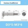 M3M4 Stainless Steel Slotted Set Screw & Half-Threaded Rod