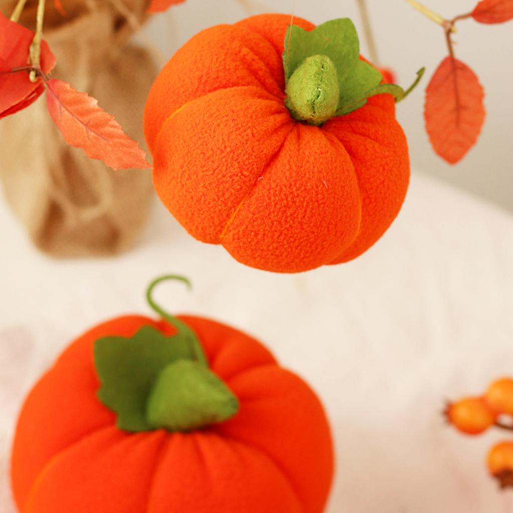 Premium Stuffed Pumpkin Throw Pillow Cozy and Breathable Plush Toy for Home Decoration