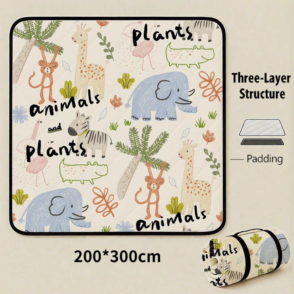 Picnic Mat Moisture-proof Mat Summer Thickened Field Camping Beach Spring Outing Waterproof Mat Floor Mat Outdoor Tent Floor Mat