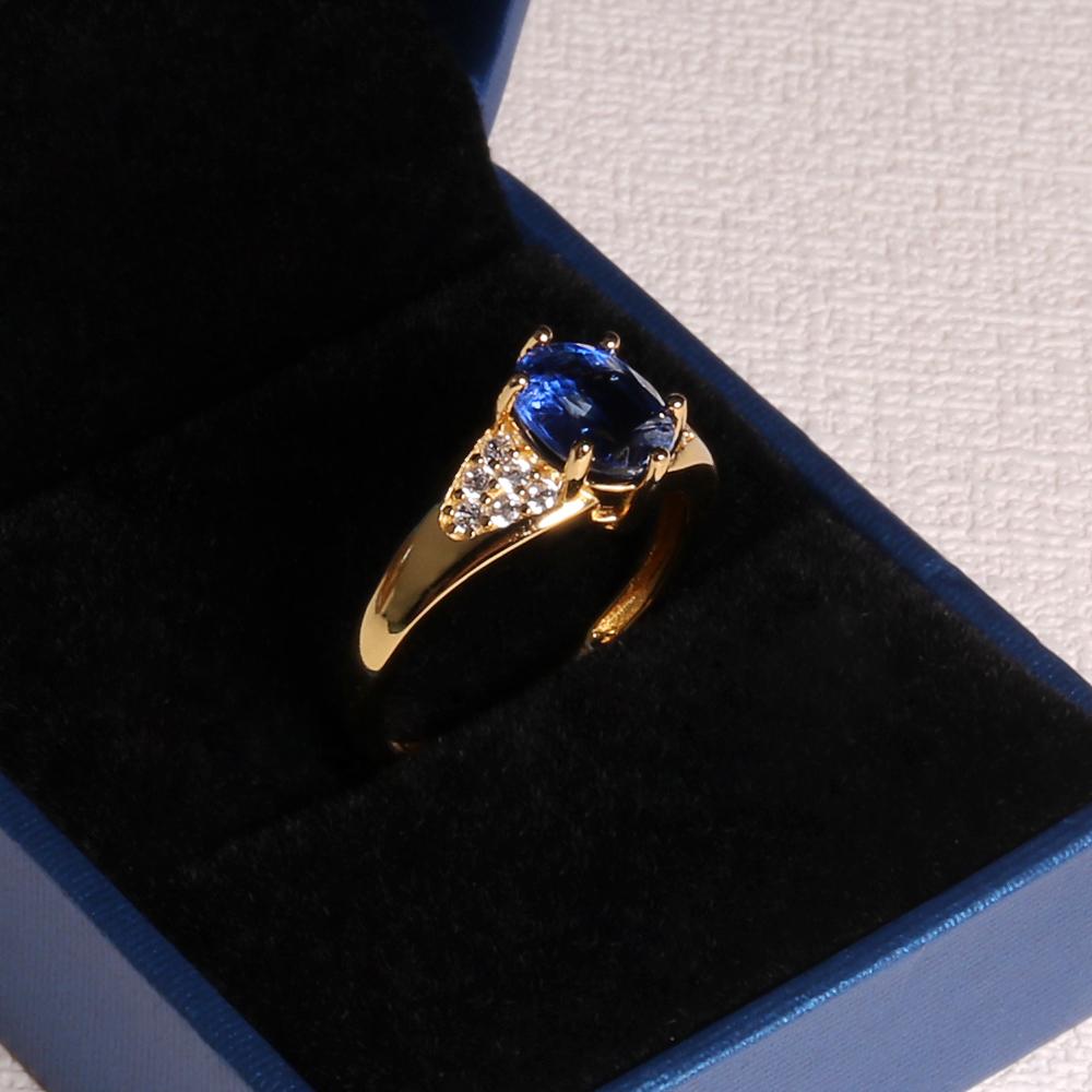 Elegant Vintage Natural Gemstone Blue Kyanite Sterling Silver Ring for Women Anniversaries and Engagement and Holiday Gifts