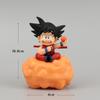10CM Anime Doll Dragon Ball Z Super Saiya Goku Sitting On The Clouds PVC Action Figure Model Gift Kids Toys Decor Cake Ornaments