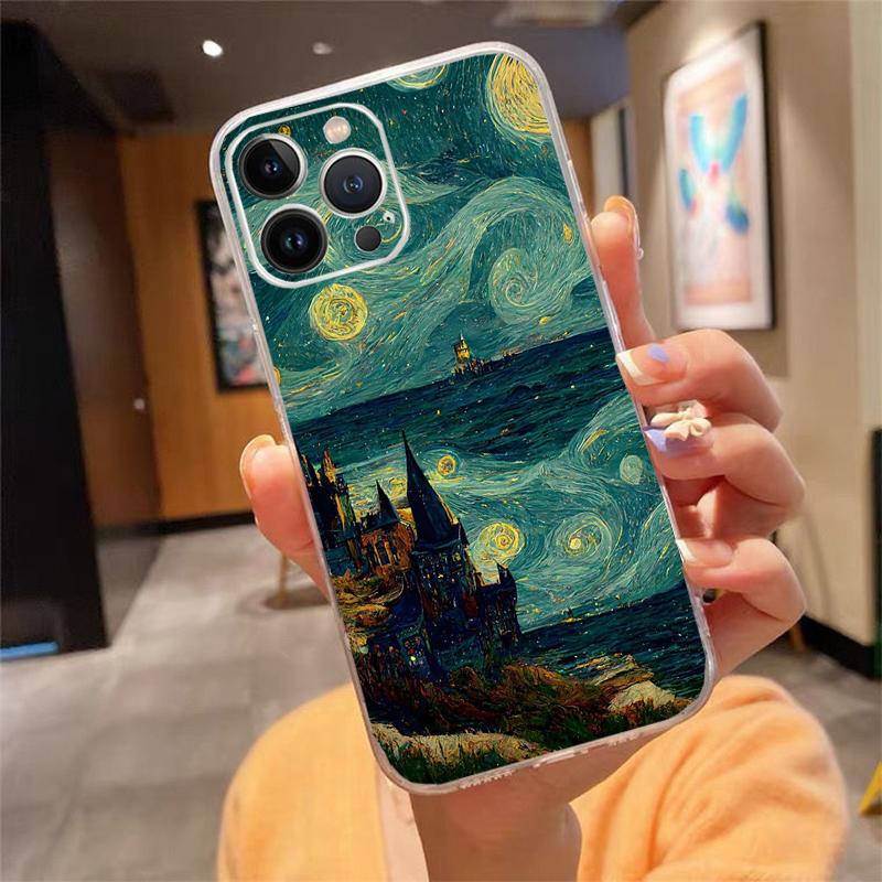 Vincent Van Gogh Art Phone Case For iPhone 17 Pro Max Air 16 15 14 13 Pro Max 15 16 Pro 15Plus