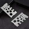 Screw Thread Gauge Precise Stainless Steel Ruler Nut Screw Thread Pitch Gauge Sizer For Technicians Mechanics Plumbing