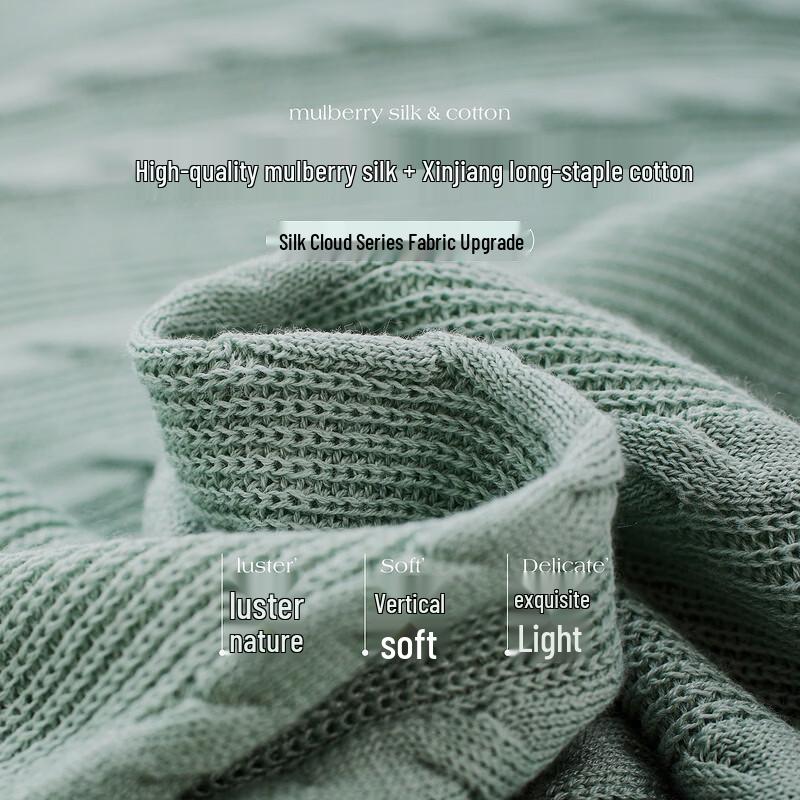 Women's Embroidered Cotton Silk Short Sleeve Knit Top