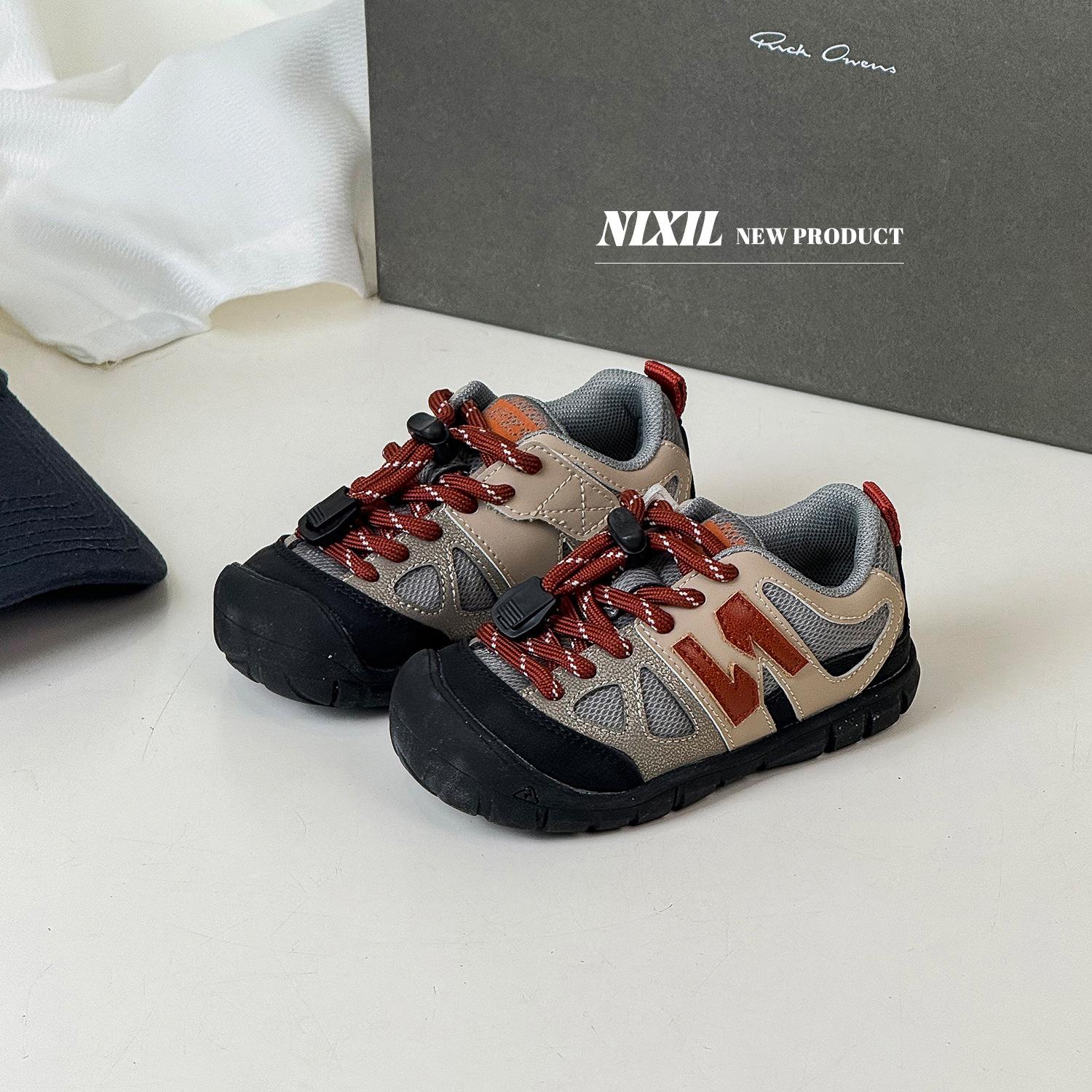 

Baby shoes 2025 autumn new children s N jogging shoes fashion trend outdoor kick-proof boys and girls sports shoes 22-25 yards whole hand 4 pairs starting batch хаки