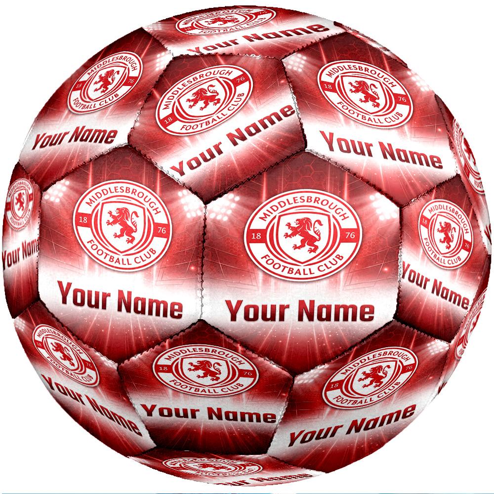 Middlesbrough FC Fashion Size 5 Football Wearproof Non‑Slip Soccer Ball For Sports Training Entertainment Use