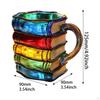 Coffee Cup Imitation Books Container Mug for Bookworms Sturdy Structure And Easy To Handle Suitable