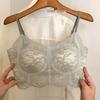 Wireless Camisole Top with Chest Pads for Big Busts