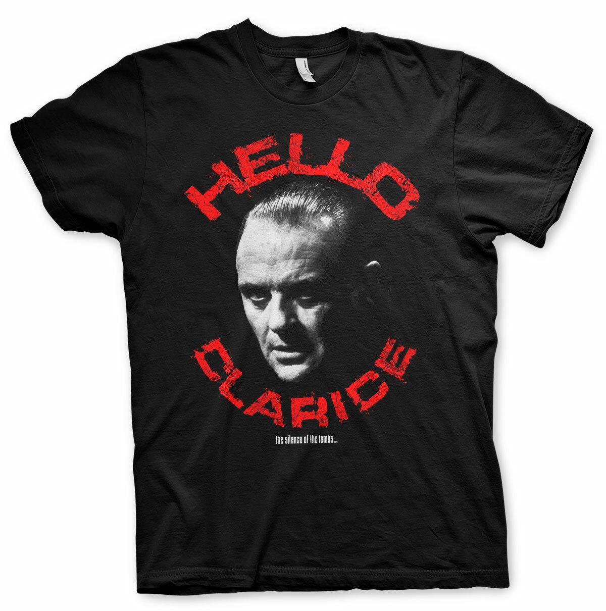 Officially Licensed The Silence of the Lambs Hello Clarice Mens T-SHIRT S-XXL- L