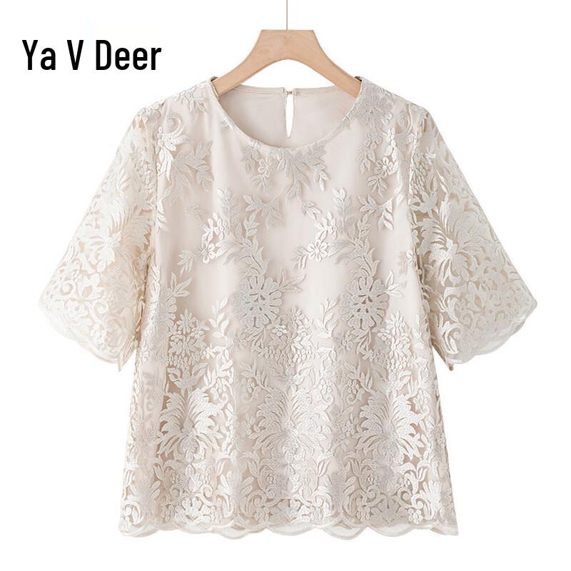 YALU 2026 Women s Elegant Lace Summer Apparel 4XL