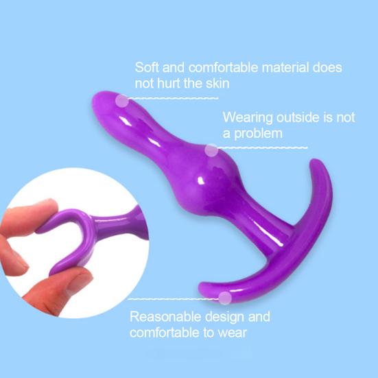 6Pcs/Set Anal Trainer Kit Butt Plugs Couple Flirting Sex Toy Prostate Massager