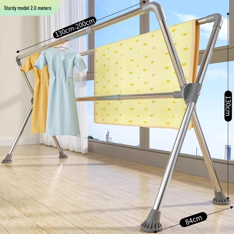 Changbaosen Retractable 3-Rod Folding Drying Rack