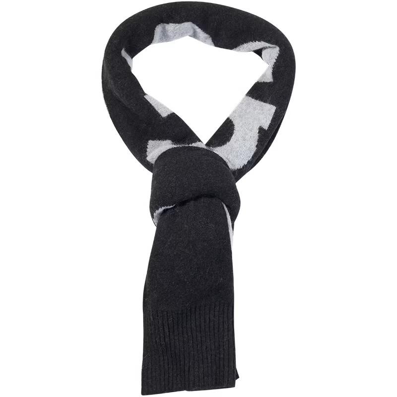 SAUCONY Unisex Wool Blend Jacquard Scarf One Size