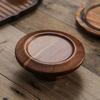 Geschirr Holz Kuchen Tablett mit Glas Staubschutz Wiederverwendbar Dessert Display Ständer Kreativ Exquisit Butter Dose Haushalt