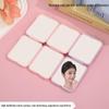 Double-Sided Flower Foldable Mini Square Mirror for Female Students – Portable Dormitory Makeup Pocket Mirror