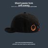 Short Brim Side Smile Baseball Cap With Adjustable Cotton Material For Casual Summer Wear