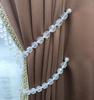 Magnetische Vorhang-Raffhalter 2er-Set Diamantförmige Transparente Perlen Ca. 40 cm Länge Fenster-Vorhanghalter Dekorative Befestigungen
